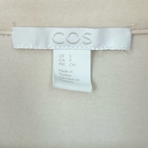 COS Cream scuba Dress size small - Picture 5 of 5